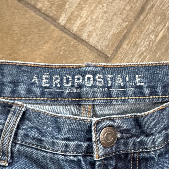 Aeropostale Mens JORTS Distressed Jean Shorts Jimmy Fallon - Picture 2 of 10